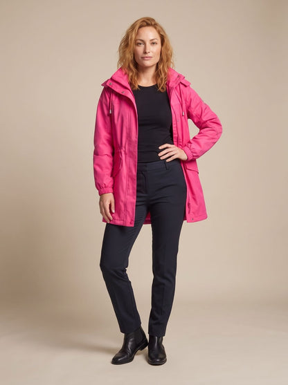 Women's Water-Resistant Hooded Parka Coat Plus Size 1