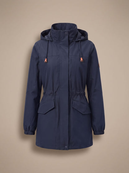 Women's Water-Resistant Hooded Parka Coat Plus Size 6