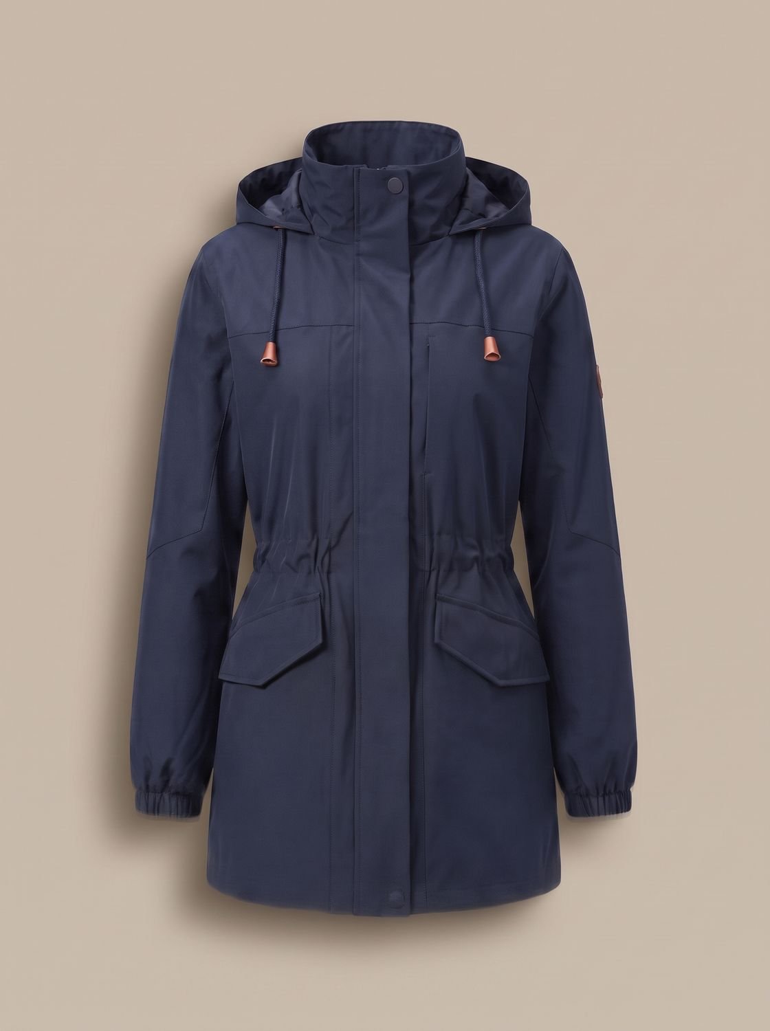 Women's Water-Resistant Hooded Parka Coat Plus Size 7