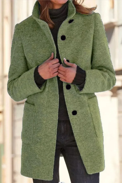 Windproof Long Winter Coat for Women — Classic Fit 1