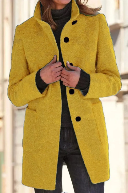 Windproof Long Winter Coat for Women — Classic Fit 10