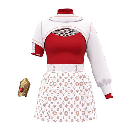 Red Vampire Halloween Costume — Kids & Adult Cosplay Set 6